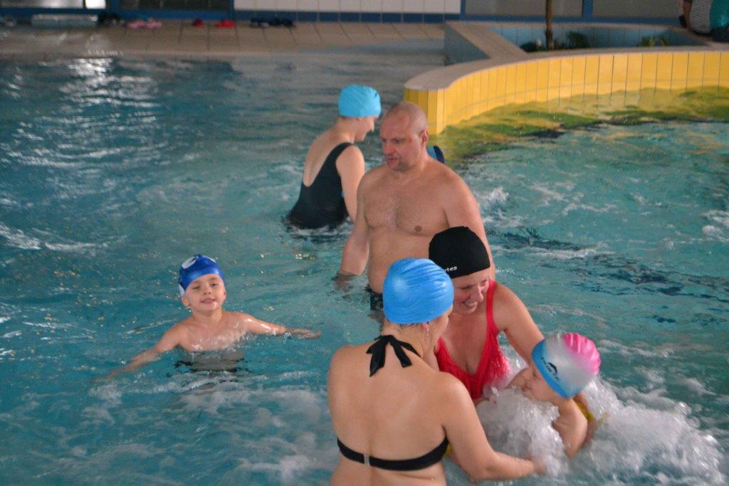 Physical rehabilitation classes at the swimming pool
